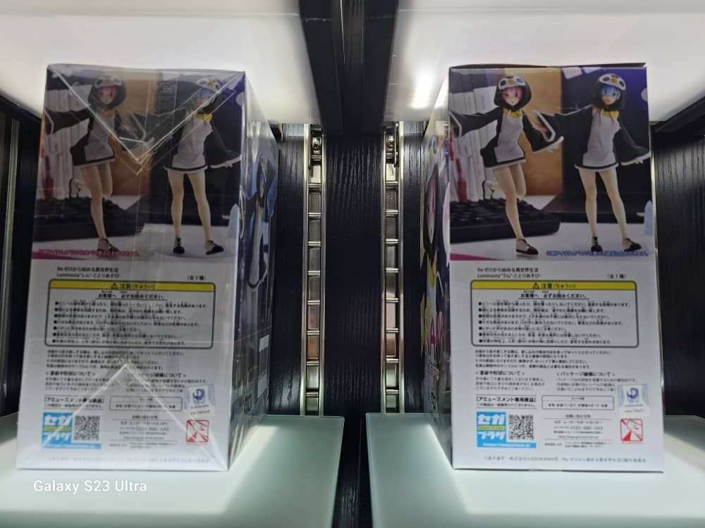 (Ready In Malaysia) Japan Ver.SEGA ReZero Ram/Rem Penguin Figure, Hobbies & Toys, Toys & Games