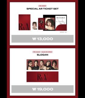 Red Velvet 4th Concert R To V Official Goods