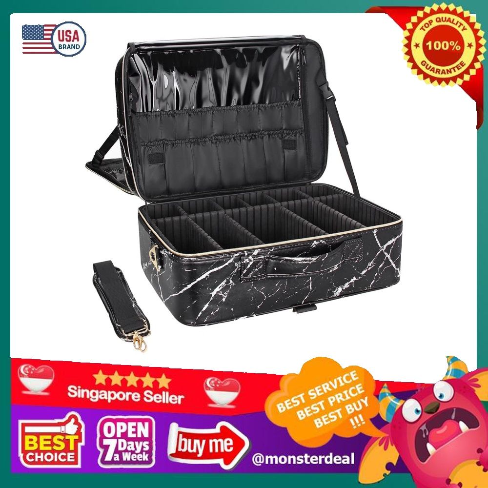 Relavel Extra Large Makeup Case Travel