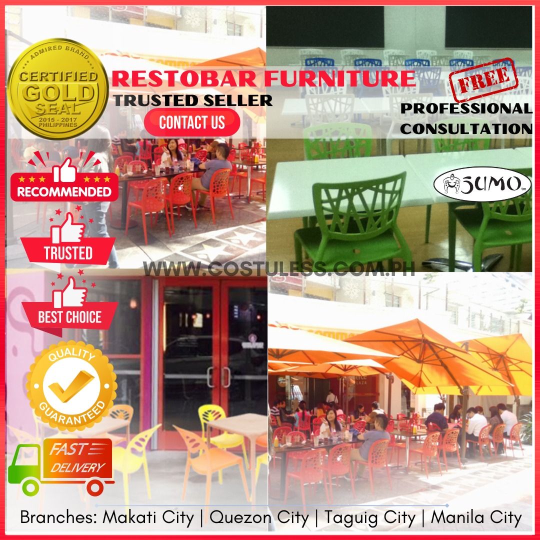 RESTOBAR FURNITURE, Folding Tables, Folding Chairs, Table Top, Table