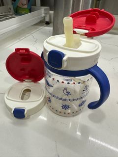 Richell 吸管學習水杯 兒童水樽 200ml
