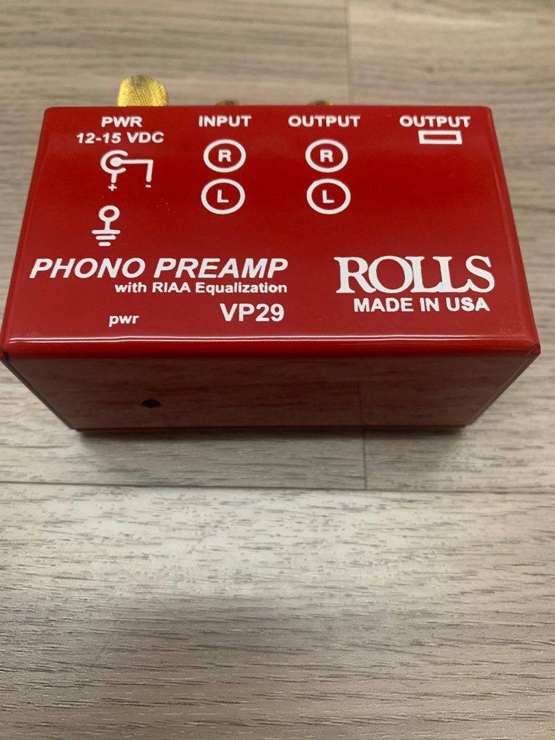 Rolls phono preamplifier, Audio, Other Audio Equipment on Carousell