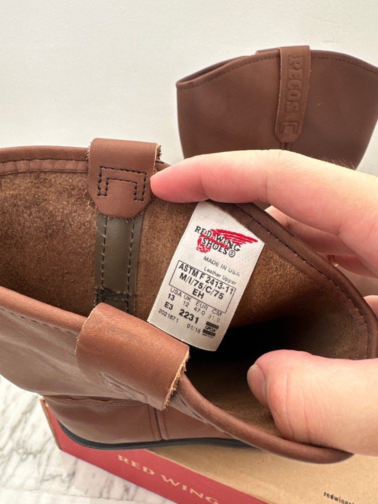 100 Authentic NEW Red Wings Safety Shoe 2231 factory oil rig