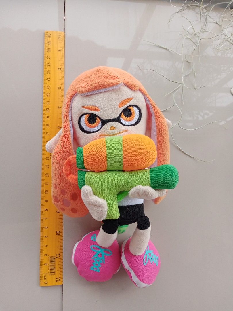 Sanei Splatoon Orange Lnkling Girl Plush Toy Hobbies And Toys Toys And Games On Carousell 5407
