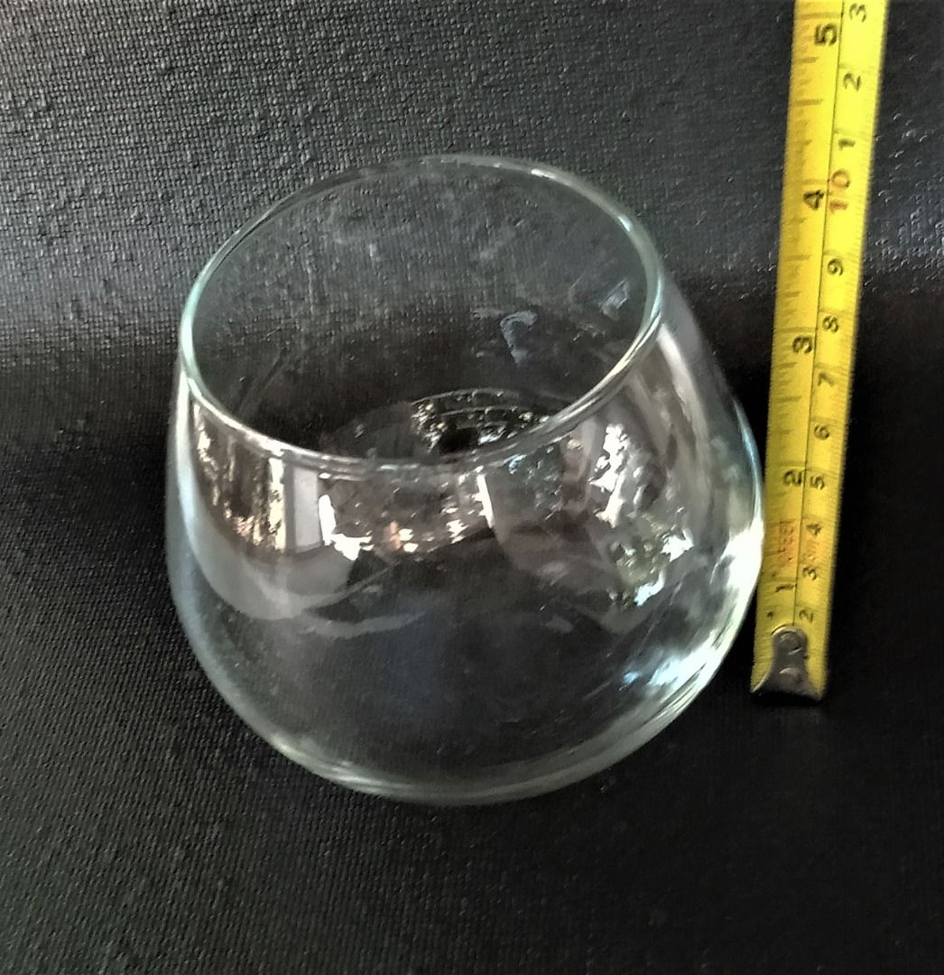 Set of 5 Roly Poly Crystal Glass / Whiskey Glasses, Furniture & Home Living, Kitchenware ...