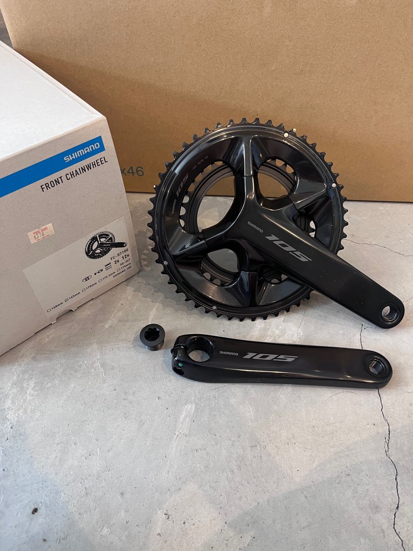 Shimano 105 FC-R7100 50-34T 170mm クランク Shimano 105 FC-R7100 12