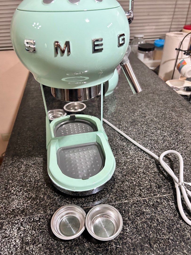 Smeg Espresso Coffee Machine (Pastel Green), TV & Home Appliances