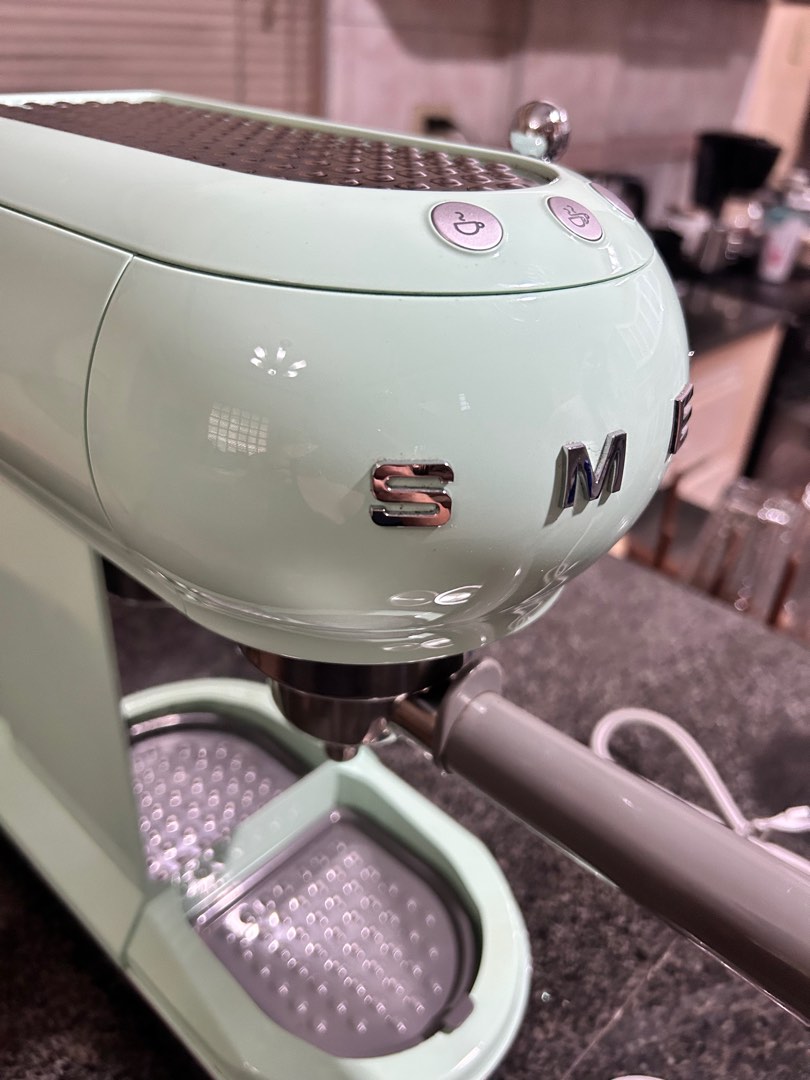 Smeg Espresso Coffee Machine (Pastel Green), TV & Home Appliances