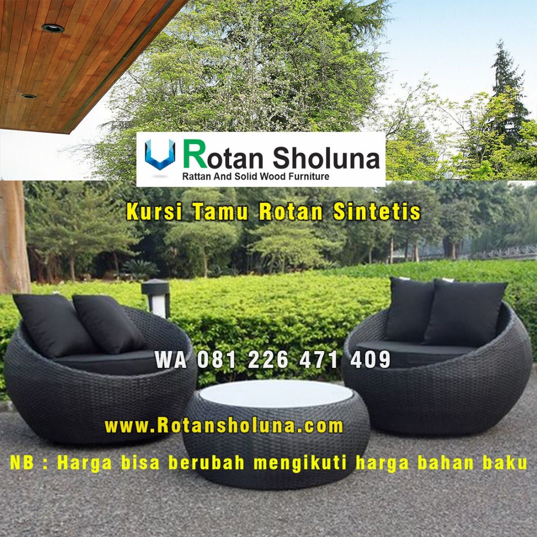 Sofa 2024 rotan outdoor