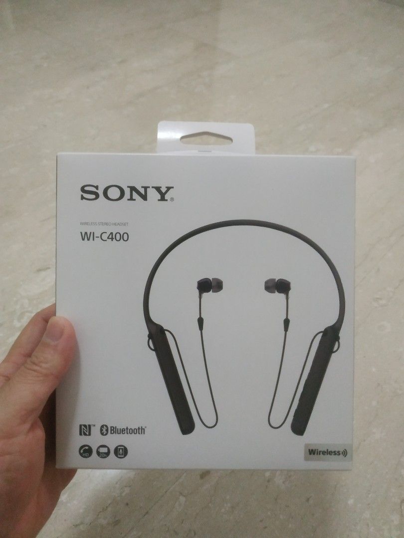 Sony WI-C400/BZ E Wireless In-Ear Bluetooth Headphones with Neckband ...