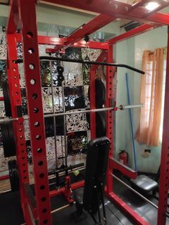 Squat rack cage