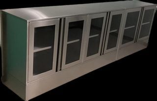 Stainless Steel Cabinet ( Glass)
