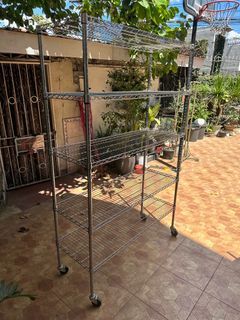 Stainless steel cabinet organizer