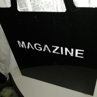 steel magazine rack