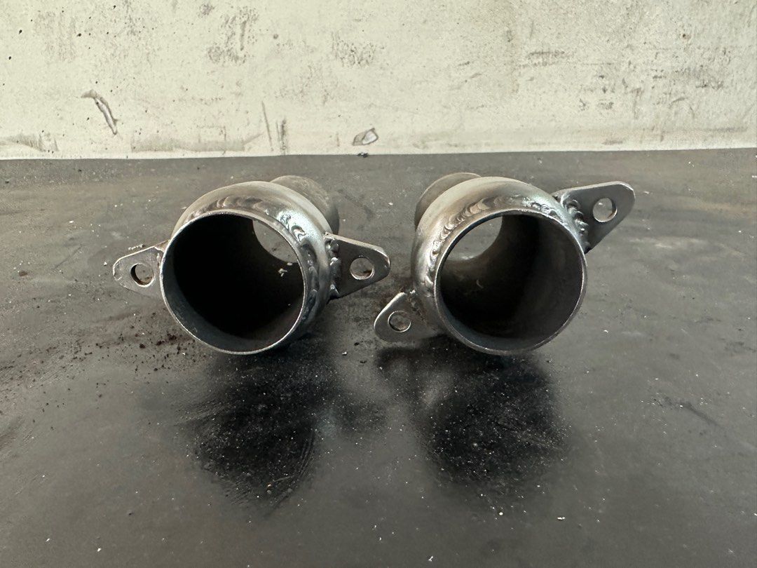 Straight through baffles for Trapezoid Remus touring model, Motorcycles, Motorcycle Accessories