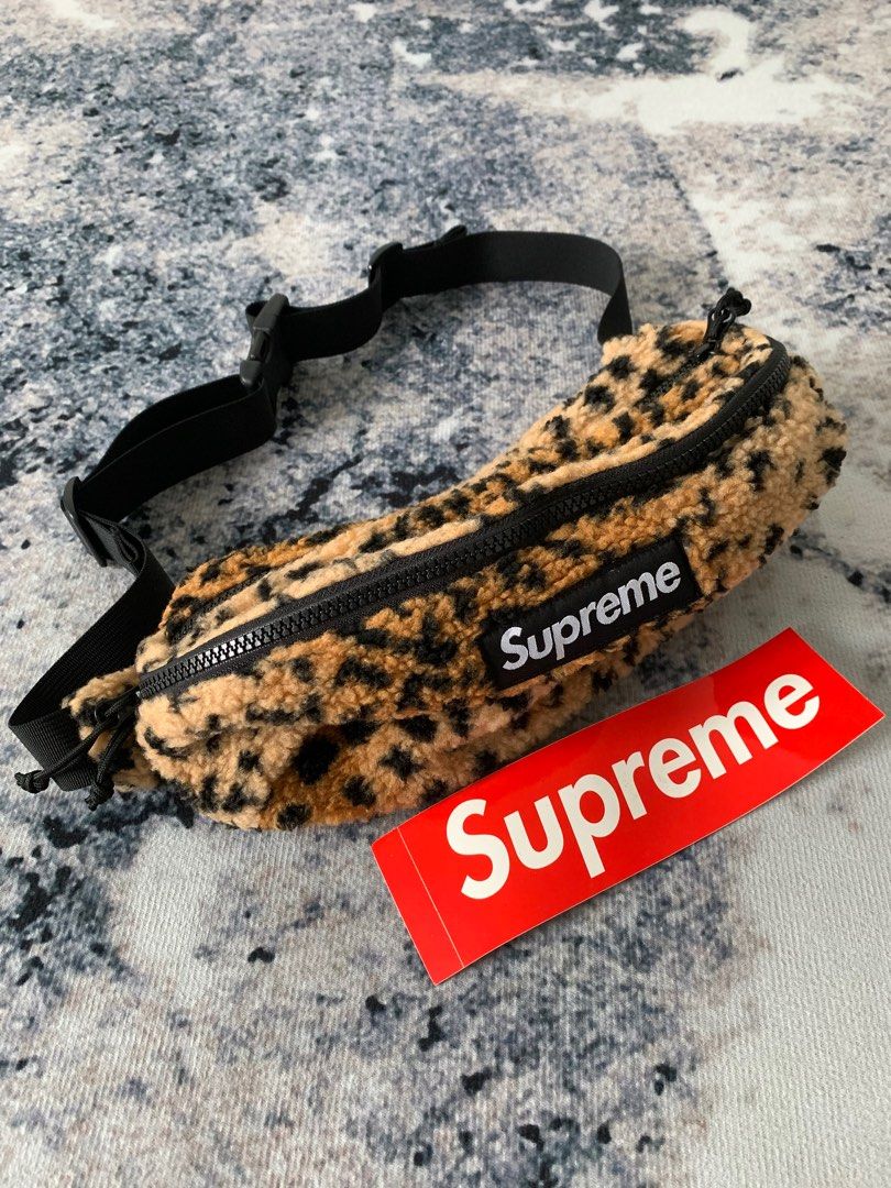 Supreme cheetah fanny pack hotsell