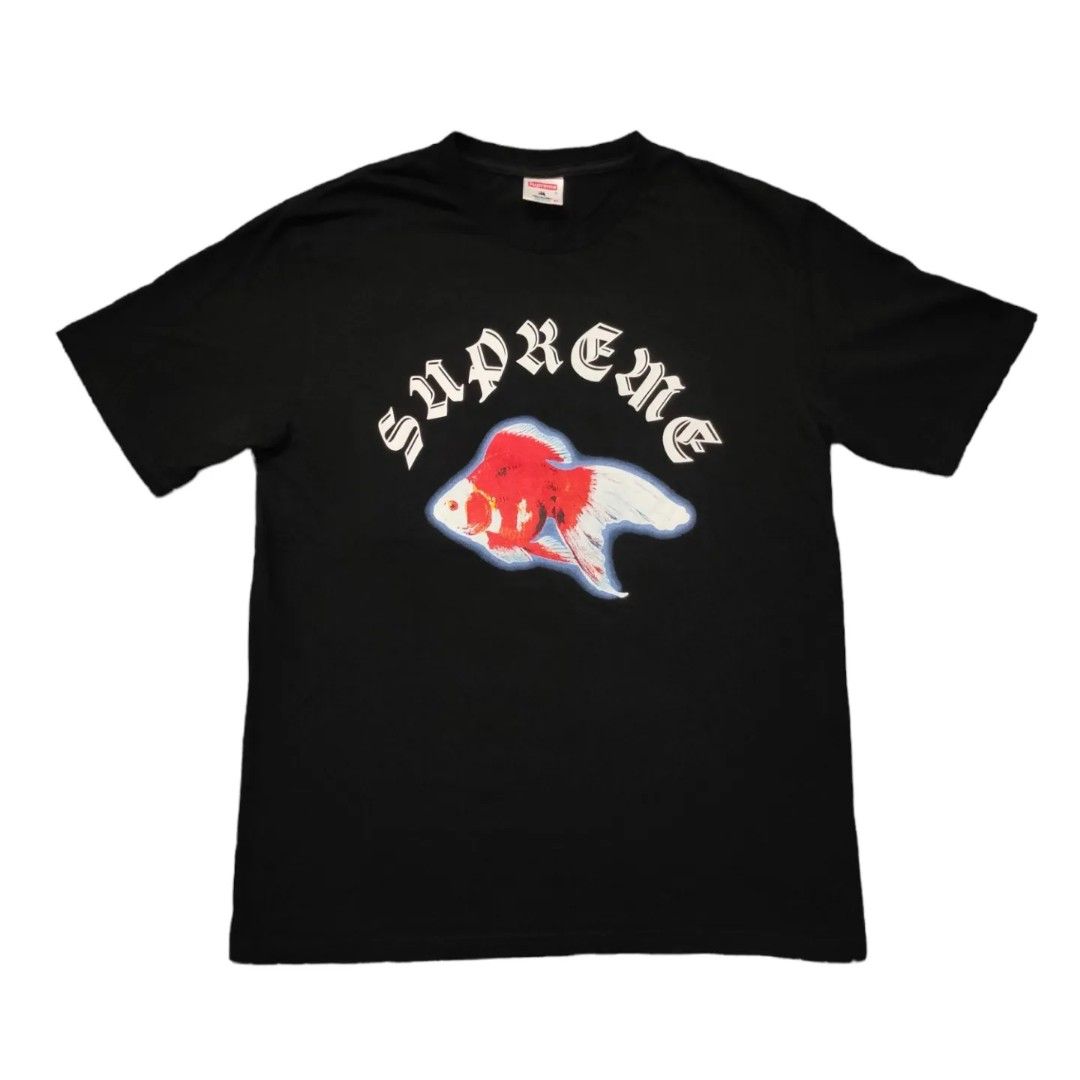 SUPREME X SASQUATCHFABRIX GOLDFISH TEE SS16 Men s Fashion Tops