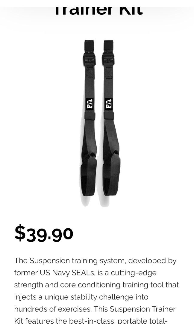 Edge shop suspension trainer