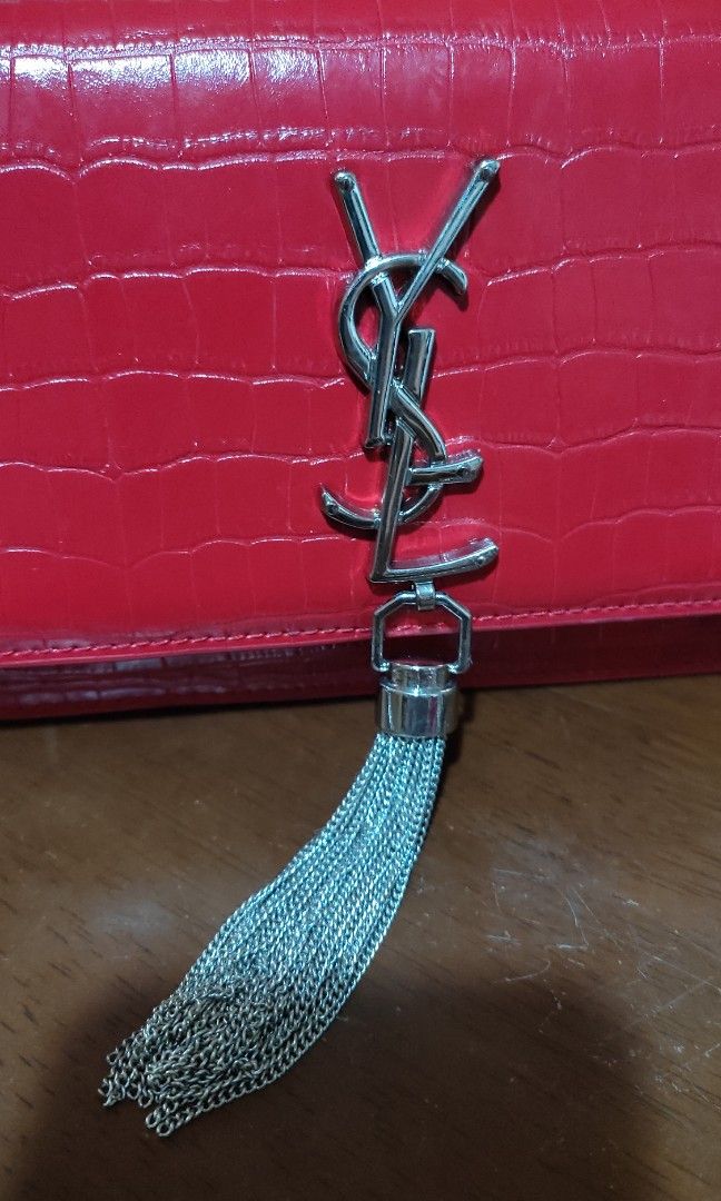 Ysl red handbag top
