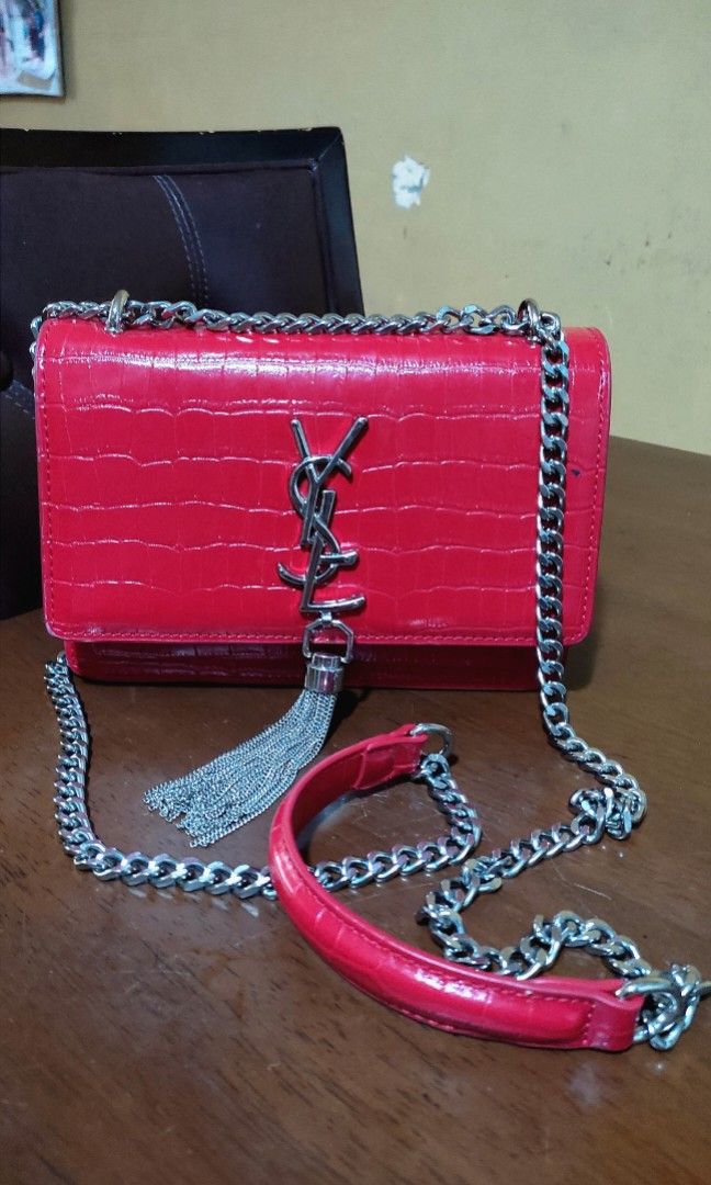 MEDIUM SUNSET IN CROCODILE-EMBOSSED LEATHER | Saint Laurent | YSL.com
