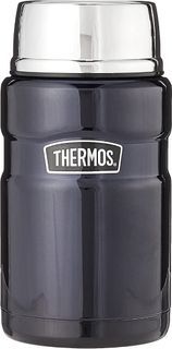 Thermos Stainless Steel Food Jar With Folding Spoon Midnight Blue 700ml