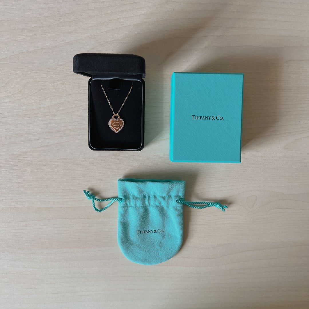 Gold return to tiffany necklace sale