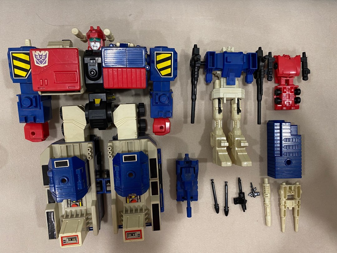 Transformers G1 Zone Metrotitan Metroplex Vintage original, Hobbies