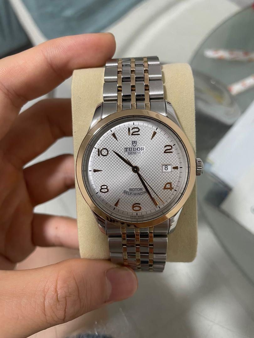 Tudor 1926 41mm Steel case Rose Gold bezel Luxury Watches on