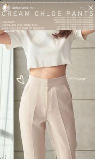 UNDERGROUND DESIGNER Chloe Pants in Cream