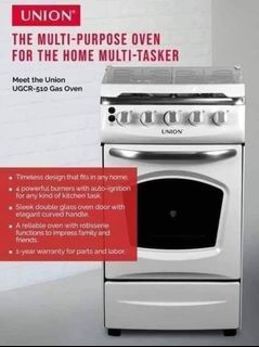 UNION GAS RANGE/gas oven with thermostat sensor