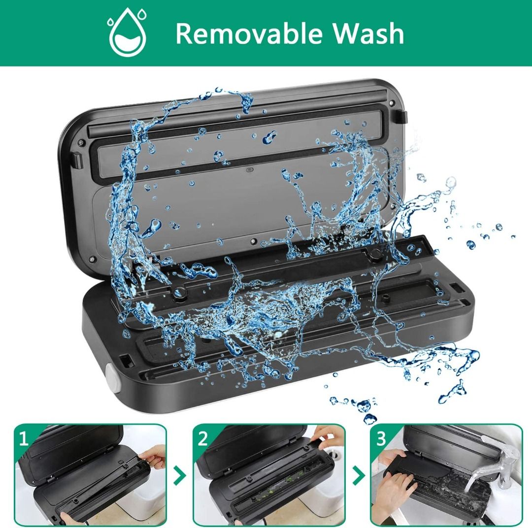 (V02) ULTTY SKJCR009 Vacuum Sealer Machine Designed for Airtight Food