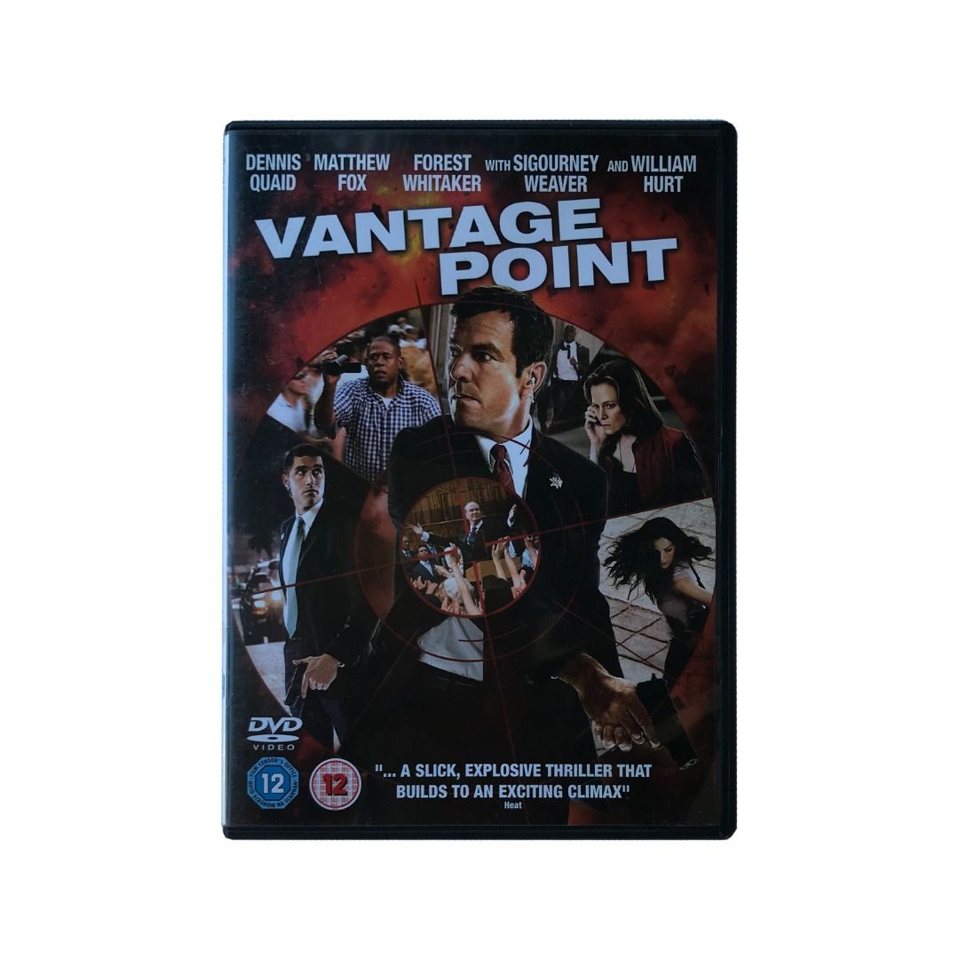 Vantage Point (DVD), Hobbies & Toys, Music & Media, CDs & DVDs on Carousell