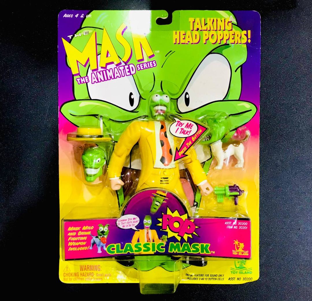 VINTAGE !!! TOY ISLAND 1997 CLASSIC THE MASK THE ANIMATED SERIES