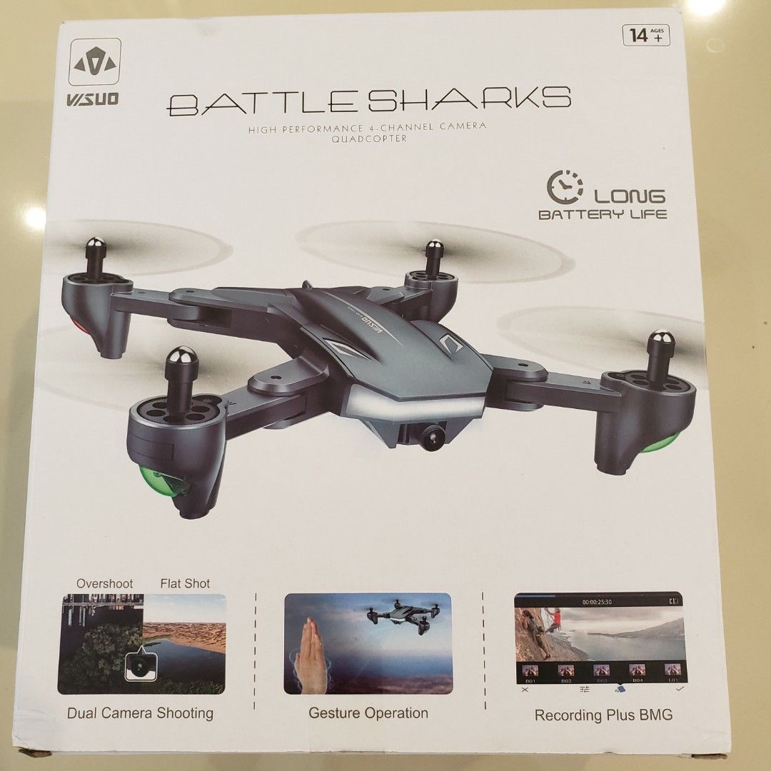 Battle sharks shop drone 4k