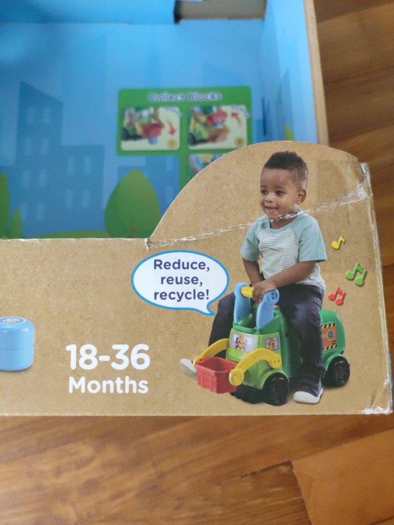 VTech ride and recycle toy car, Babies & Kids, Infant Playtime on Carousell