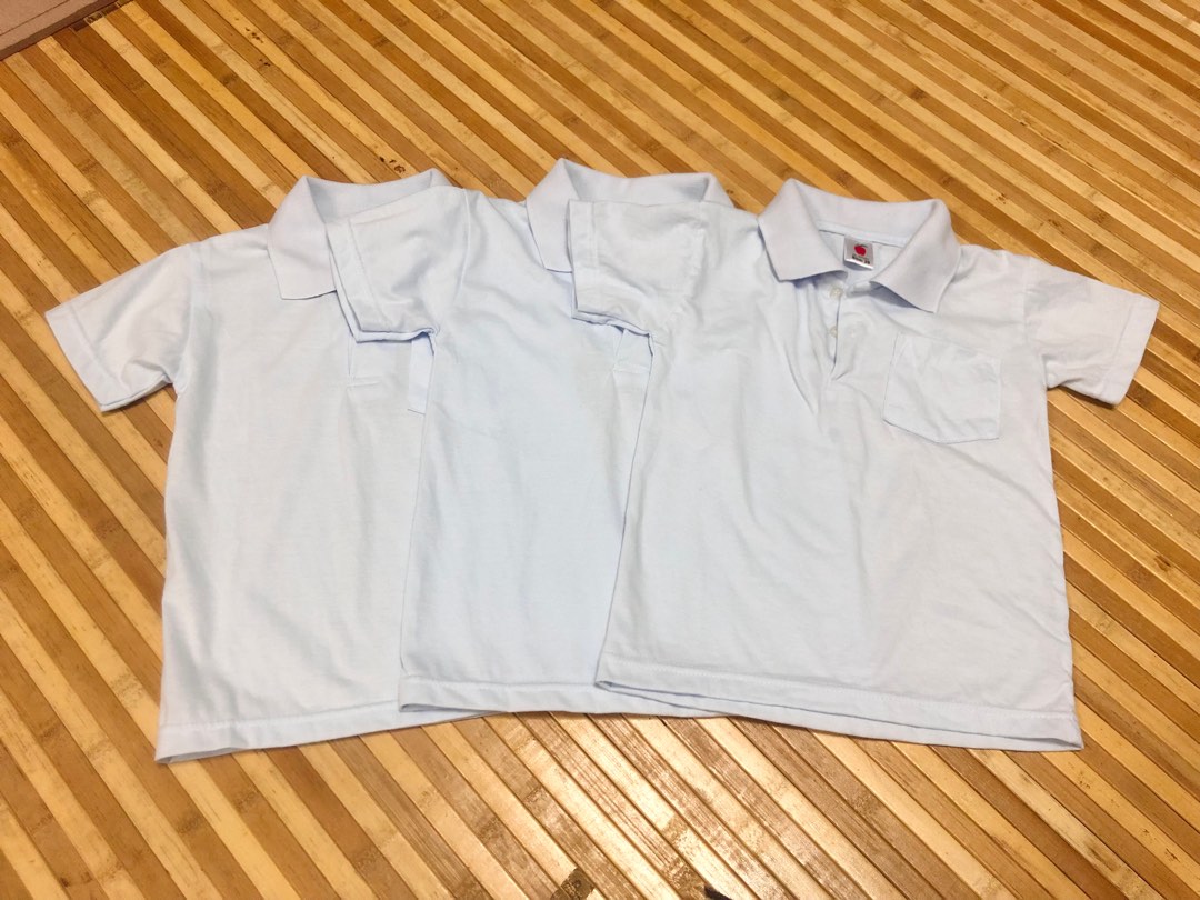 Baju Putih Prasekolah Berkolar | Preschool Collared Shirt, Babies ...