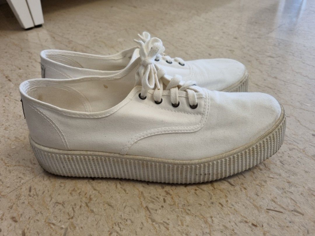 White platform sneakers womens on sale