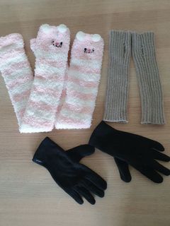 Winter Gloves and legwarmers