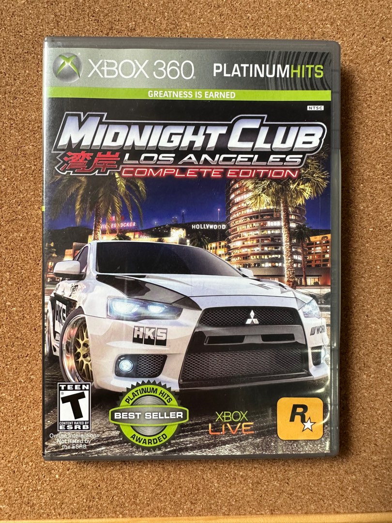 Xbox 360 Game Midnight Club, Video Gaming, Video Games, Xbox on Carousell