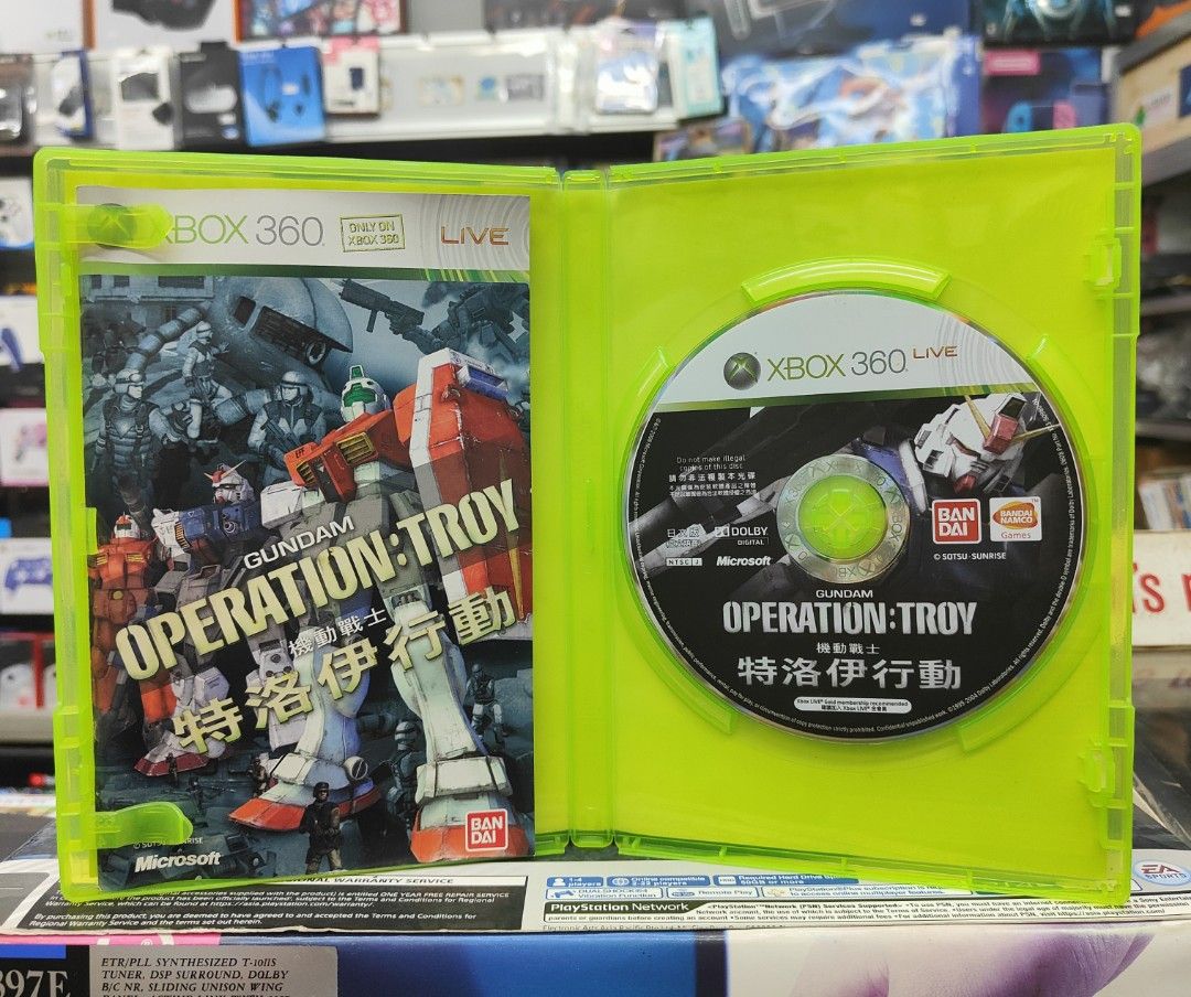Xbox 360 Gundam Operation Troy, Video Gaming, Video Games, Xbox on