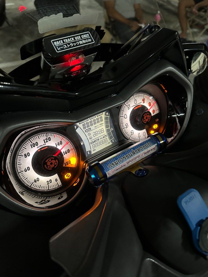 Xmax 300 250 Speedometer Speedo meter dash Skin, Motorcycles