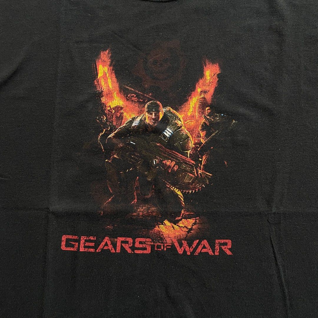 Y2K GEARS OF WAR 1 GAME PROMO TEE Men s Fashion Tops Sets