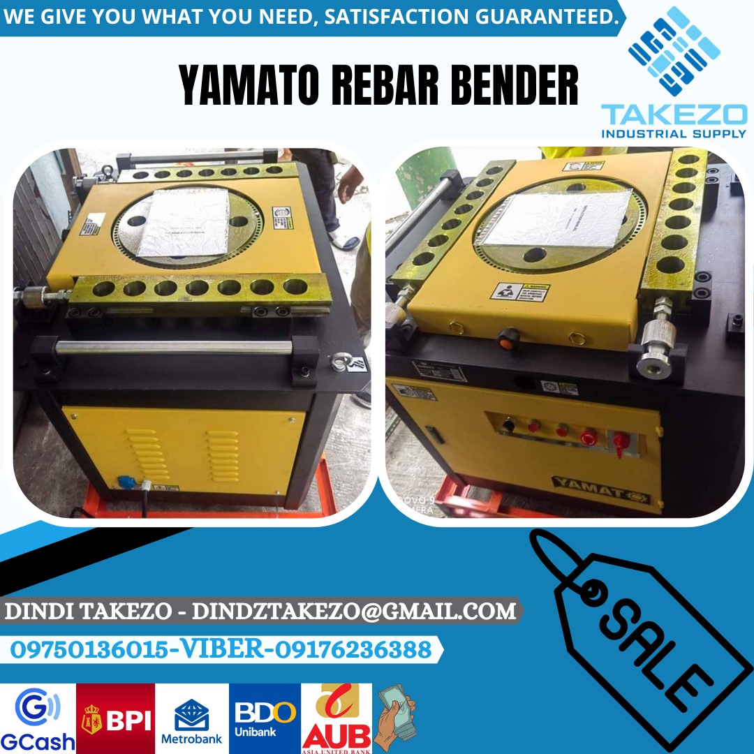 Yamato Rebar Bender, Commercial & Industrial, Industrial Equipment on