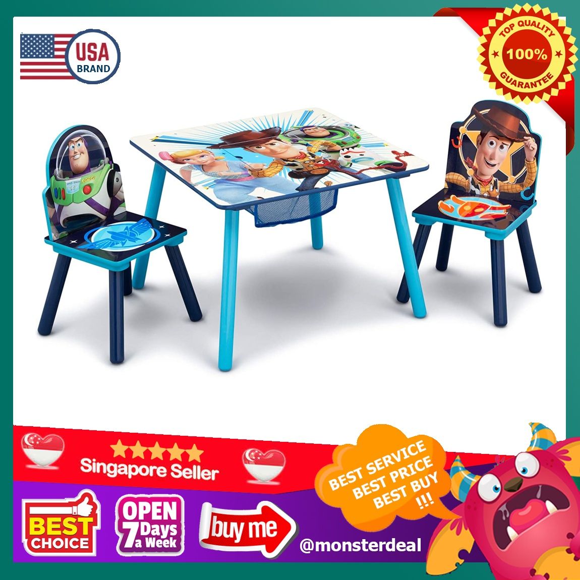 Toy story 4 on sale table and chairs