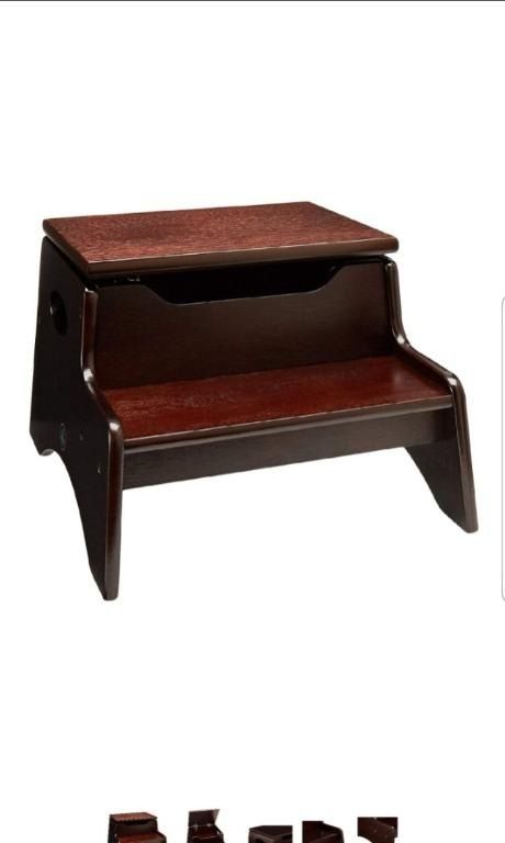 Kidkraft wooden two step on sale children's stool with handles