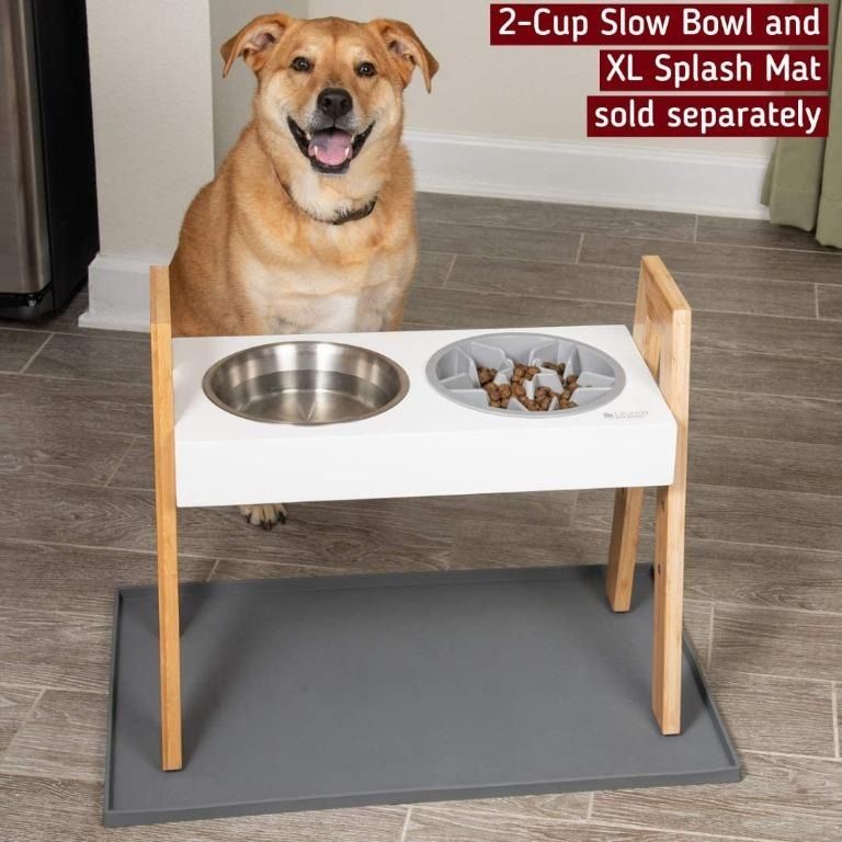 18 inch top elevated dog bowls