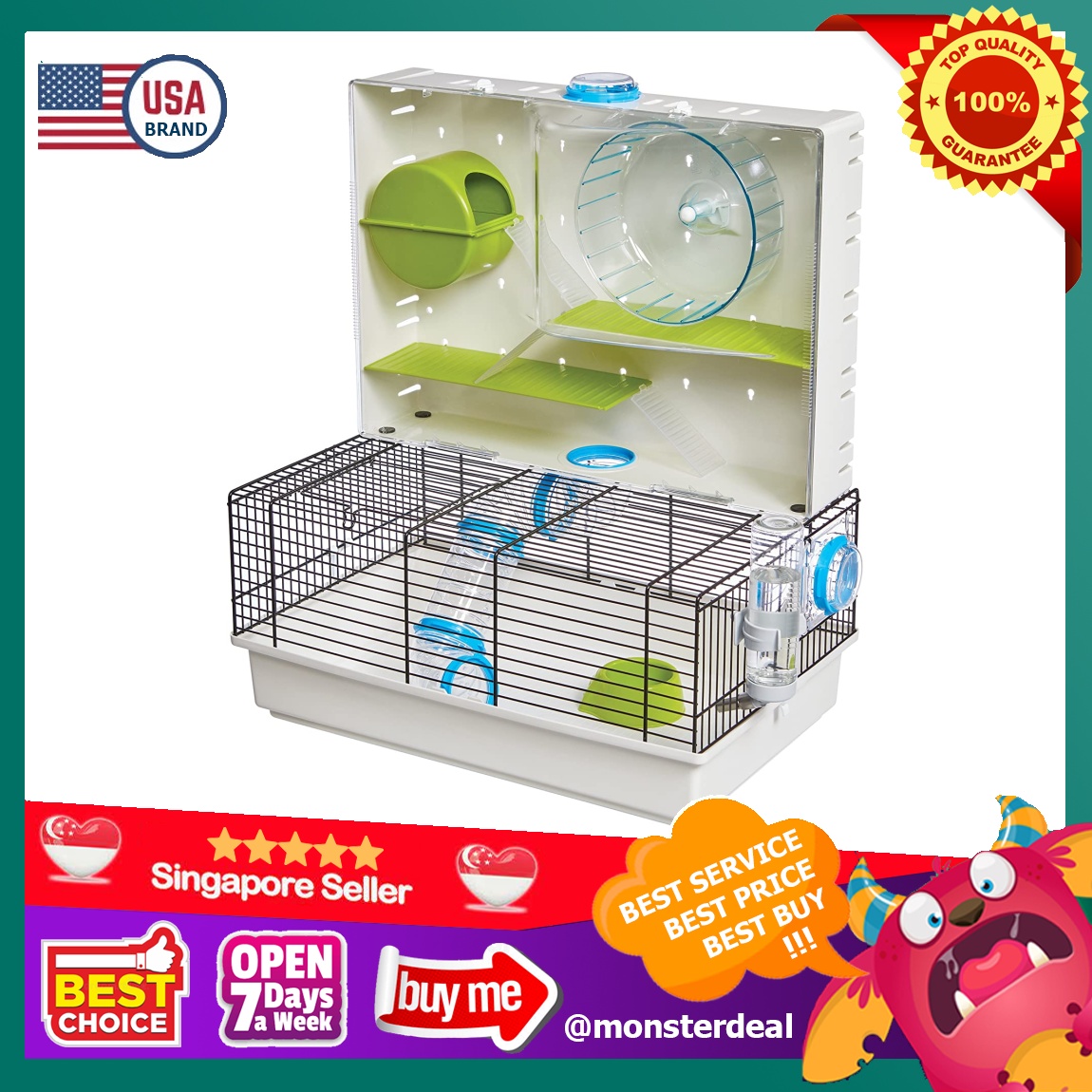 Midwest homes for pets awesome arcade hamster cage discount