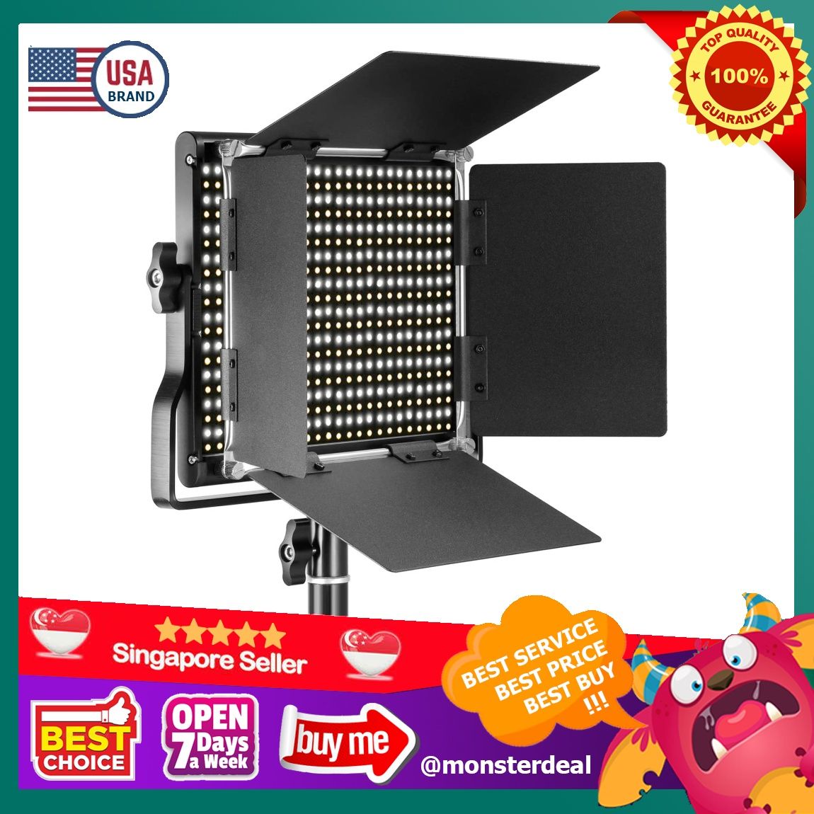 YBR] Neewer Professional Metal Bi-color LED Video Light for Studio, YouTube,  Product Photography, Video Shooting, Durable Metal Frame, Dimmable 660  Beads, with U Bracket and Barndoor, 3200-5600K, CRI 96+, Photography,  Photography Accessories,