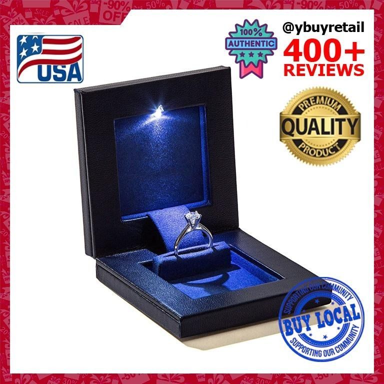 YBR Parker USA Square Secret Night Box Light up LED The World s