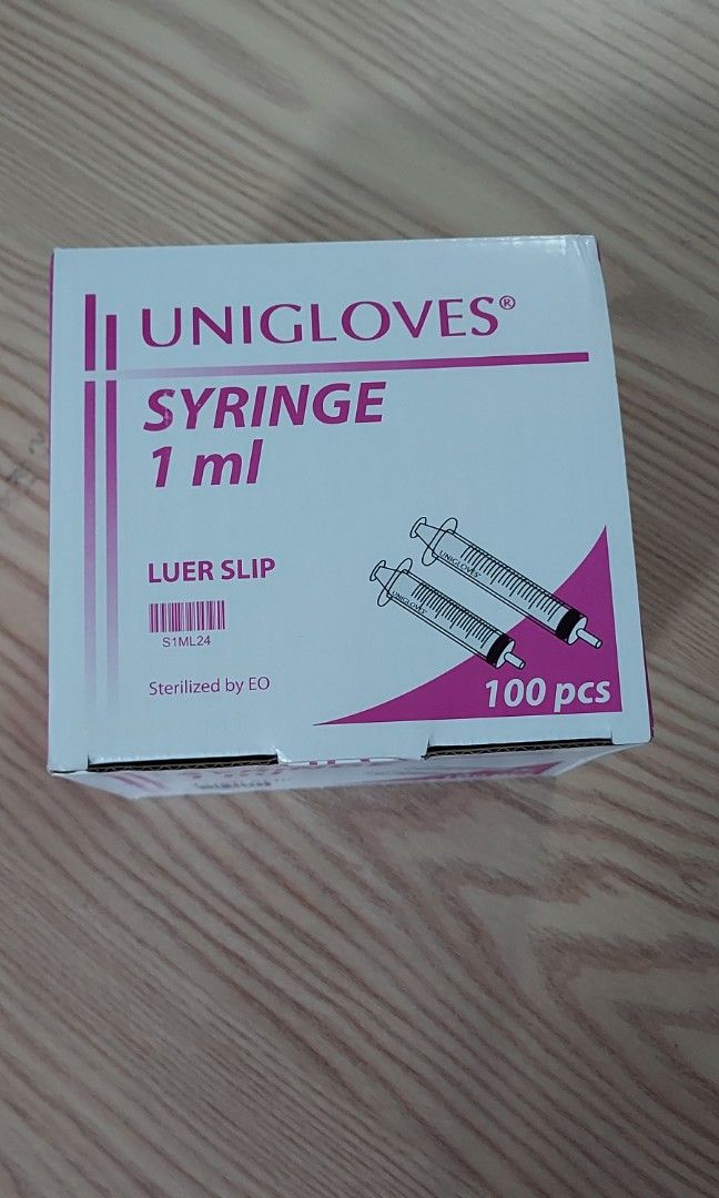 (10 pcs) 1ml Colostrum syringes sterile luer strip, Babies & Kids